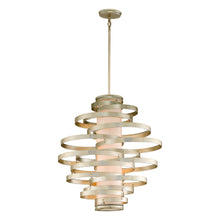 Load image into Gallery viewer, Vertigo Pendant Light in Modern Silver Leaf/4-Light.
