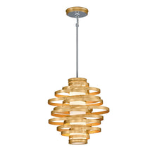 Load image into Gallery viewer, Vertigo Pendant Light in Gold Leaf/2-Light.

