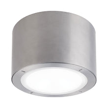 Load image into Gallery viewer, Vessel LED Flush Mount Ceiling Light in Silver.
