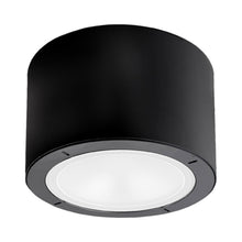 Load image into Gallery viewer, Vessel LED Flush Mount Ceiling Light in Black.
