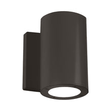 Load image into Gallery viewer, Vessel Outdoor LED Up and Down Wall Light in 1-Light/Bronze.
