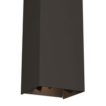 Load image into Gallery viewer, Vex Large Outdoor LED Wall Light Detail.
