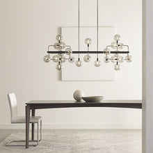 Load image into Gallery viewer, Viaggio Linear Pendant Light in office.
