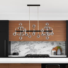 Load image into Gallery viewer, Viaggio Linear Pendant Light in kitchen.
