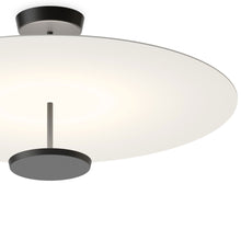 Load image into Gallery viewer, Flat LED Semi Flush Ceiling Light in Detail.
