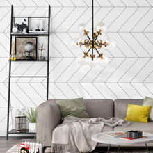 Load image into Gallery viewer, C7070 LED Chandelier in living room.
