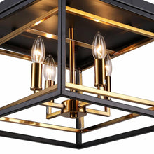 Load image into Gallery viewer, FM1077 Flush Mount Ceiling Light in Detail.

