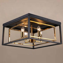 Load image into Gallery viewer, FM1077 Flush Mount Ceiling Light in Detail.
