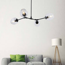 Load image into Gallery viewer, P2069 Linear Pendant Light in living room.
