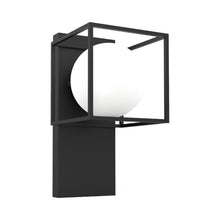 Load image into Gallery viewer, WS1858 LED Bath Wall Light in Black.

