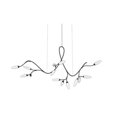 Load image into Gallery viewer, Vines™ LED Pendant Light in Satin Black (14-Light).
