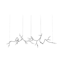 Load image into Gallery viewer, Vines™ LED Pendant Light in Satin Black (26-Light).
