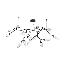 Load image into Gallery viewer, Vines™ LED Semi Flush Mount Ceiling Light in Satin Black.
