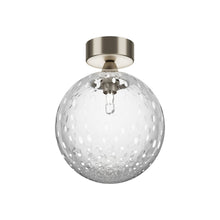 Load image into Gallery viewer, Bolle Semi Flush Mount Ceiling Light in Crystal Bubbles (G9/LED).

