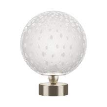 Load image into Gallery viewer, Bolle Table Lamp in White Bubbles.
