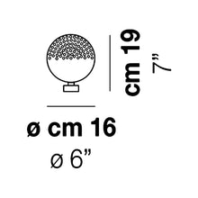 Load image into Gallery viewer, Bolle Table Lamp - line drawing.
