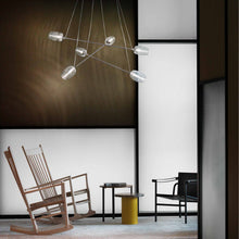 Load image into Gallery viewer, Damasco Chandelier in living room.

