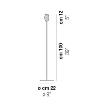 Load image into Gallery viewer, Damasco Floor Lamp - line drawing.
