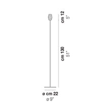 Load image into Gallery viewer, Damasco Floor Lamp - line drawing.
