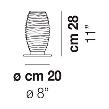 Load image into Gallery viewer, Damasco Table Lamp - line drawing.

