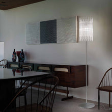 Load image into Gallery viewer, Diadema Floor Lamp in living room.
