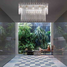 Load image into Gallery viewer, Diadema SP 02 Chandelier in living room.
