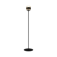 Load image into Gallery viewer, Futura Floor Lamp in Amber Brass.
