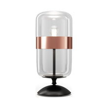 Load image into Gallery viewer, Futura Table Lamp in Crystal Copper (Large).
