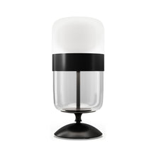 Load image into Gallery viewer, Futura Table Lamp in White Black (Large).

