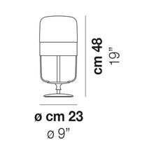 Load image into Gallery viewer, Futura Table Lamp - line drawing.
