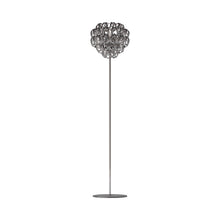 Load image into Gallery viewer, Giogali Floor Lamp in Glossy Chrome/Crystal Black Nickel.
