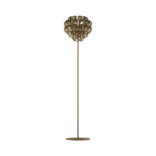 Load image into Gallery viewer, Giogali Floor Lamp in Matt Bronze/Crystal Gold.

