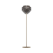Load image into Gallery viewer, Giogali Floor Lamp in Matt Bronze/Crystal Smoky.

