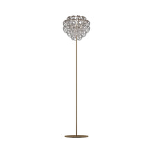 Load image into Gallery viewer, Giogali Floor Lamp in Matt Bronze/Crystal Transparent.

