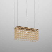 Load image into Gallery viewer, Giogali Rectangular Pendant Light in Detail.
