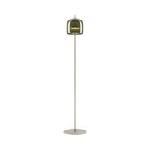 Load image into Gallery viewer, Jube LED Floor Lamp in Matt Steel/Old Green Transparent.
