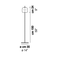 Load image into Gallery viewer, Jube LED Floor Lamp - line drawing.
