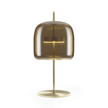 Load image into Gallery viewer, Jube LED Table Lamp in Burned Earth Transparent/Matt Gold (Medium).
