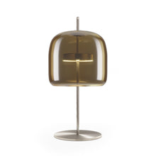 Load image into Gallery viewer, Jube LED Table Lamp in Burned Earth Transparent/Matt Steel (Medium).
