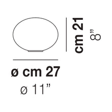 Load image into Gallery viewer, Lucciola Table Lamp - line drawing.
