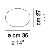 Load image into Gallery viewer, Lucciola Table Lamp - line drawing.
