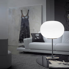 Load image into Gallery viewer, Lucciola Tall Table Lamp in living room.
