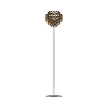 Load image into Gallery viewer, Minigiogali Floor Lamp in Crystal Bronze/Glossy Chrome.
