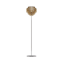 Load image into Gallery viewer, Minigiogali Floor Lamp in Crystal Gold/Glossy Chrome.
