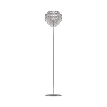 Load image into Gallery viewer, Minigiogali Floor Lamp in Crystal Silver/Glossy Chrome.
