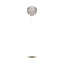 Load image into Gallery viewer, Minigiogali Floor Lamp in Crystal Transparent/Matt Bronze.
