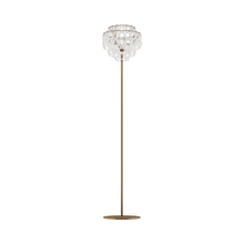 Load image into Gallery viewer, Minigiogali Floor Lamp in White/Matt Bronze.

