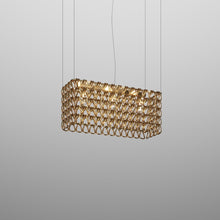 Load image into Gallery viewer, Minigiogali Rectangular Pendant Light in Detail.
