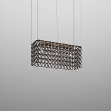 Load image into Gallery viewer, Minigiogali Rectangular Pendant Light in Detail.
