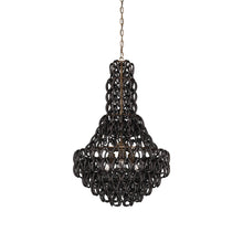 Load image into Gallery viewer, Minigiogali SP CLA Chandelier in Black/Matt Bronze.

